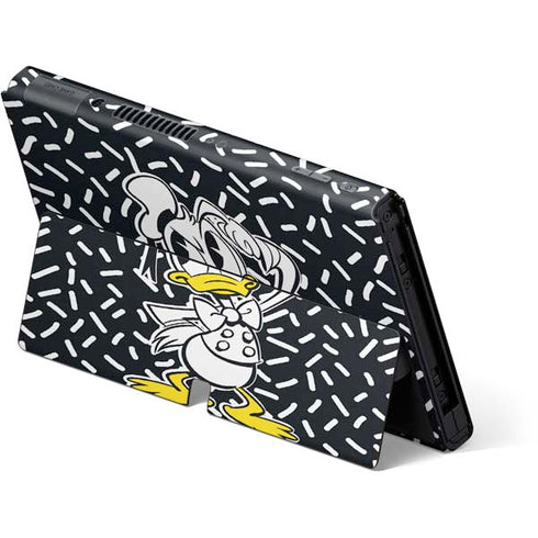 Disney Friends Donald Duck Thinking Nintendo Switch OLED (2021) Skin